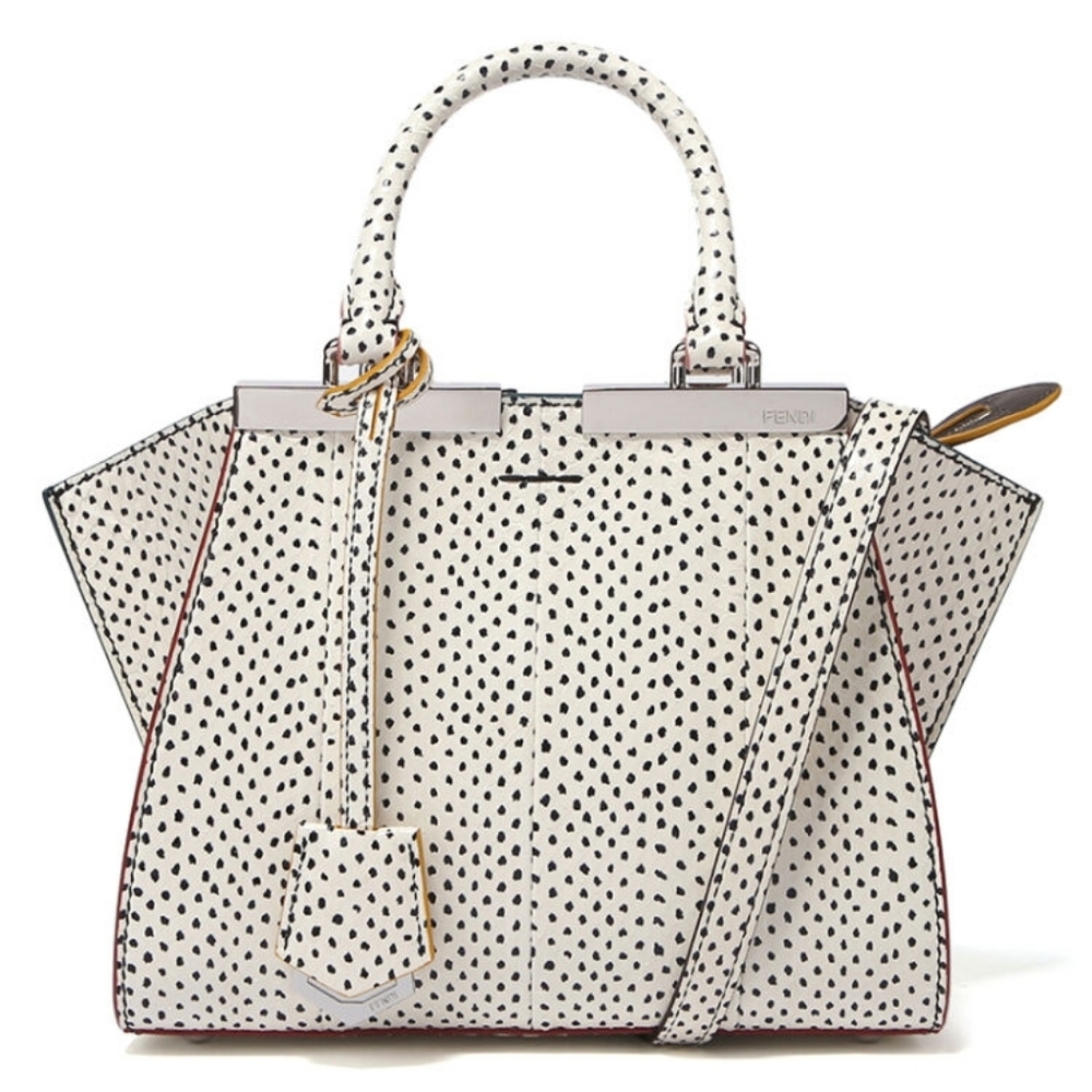 Fendi Shopping 2Jours Snake Leather bag